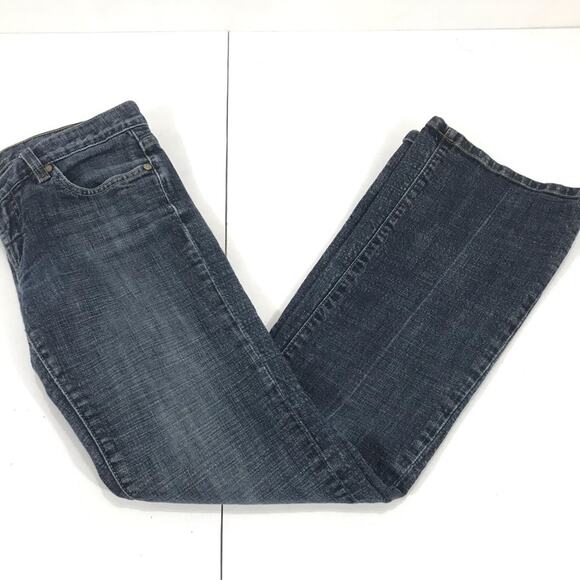 bebe Denim - Bebe Carmen Interlk Bootcut Jeans Dark Blue Size 29 Petite